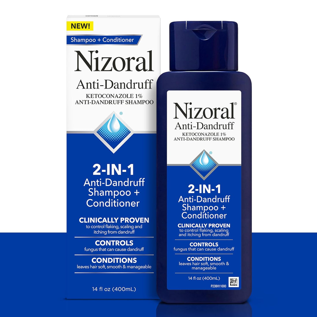 Nizoral 2-in-1 Anti-Dandruff Shampoo & Conditioner 1% - 400ml