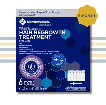 Member's mark 5% lotion 6 months for men