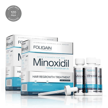 Foligain Lotion 5% 6 Mois Pour Homme - Peau Sensible