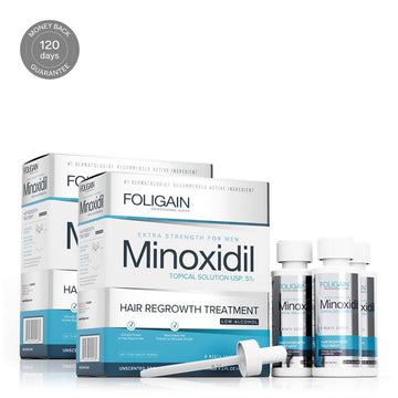 Foligain Lotion 5% 6 Months For Men - Sensitive Skin