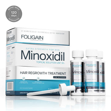 Foligain lotion 5% 3 months for men - sensitive skin