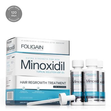 Foligain lotion 5% 3 months for men - sensitive skin